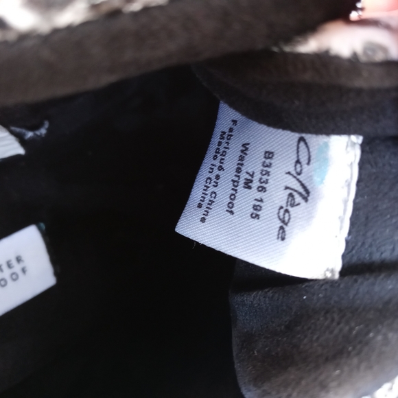 Aqua College Snake Leather Wedge Sneakers Size 7 - Picture 8 of 8